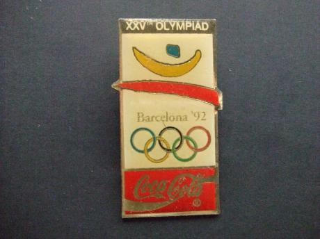 Olympische Spelen Barcelona 1992 logo,creme